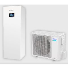   Gree Versati III All In One – 6 kW-os osztott rendszerű levegő-víz hőszivattyú beépített HMV tárolóval